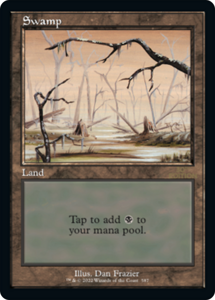 {B} Swamp (Retro) (587) [30th Anniversary Edition][30A 587]