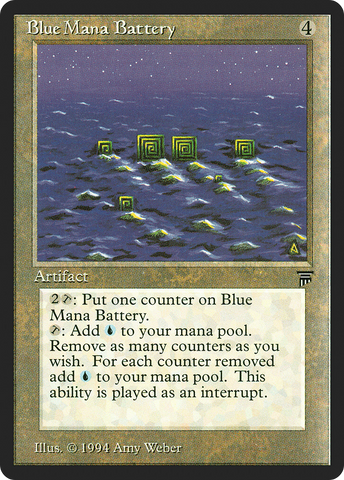 {C} Blue Mana Battery [Legends][LEG 275]