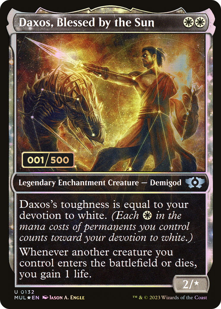 {C} Daxos, Blessed by the Sun (Serialized) [Multiverse Legends][SR MUL 132]