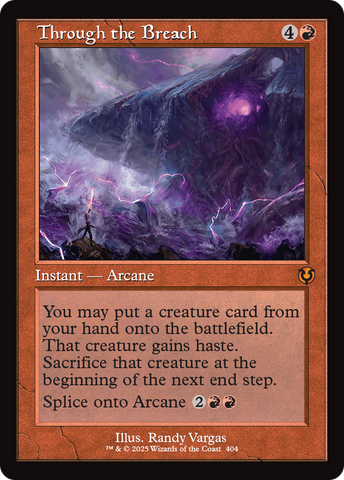 {R} Through the Breach (Retro Frame) [Innistrad Remastered][INR 404]
