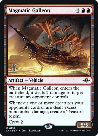 {@R} Magmatic Galleon [The Lost Caverns of Ixalan Prerelease Cards][PR LCI 157]