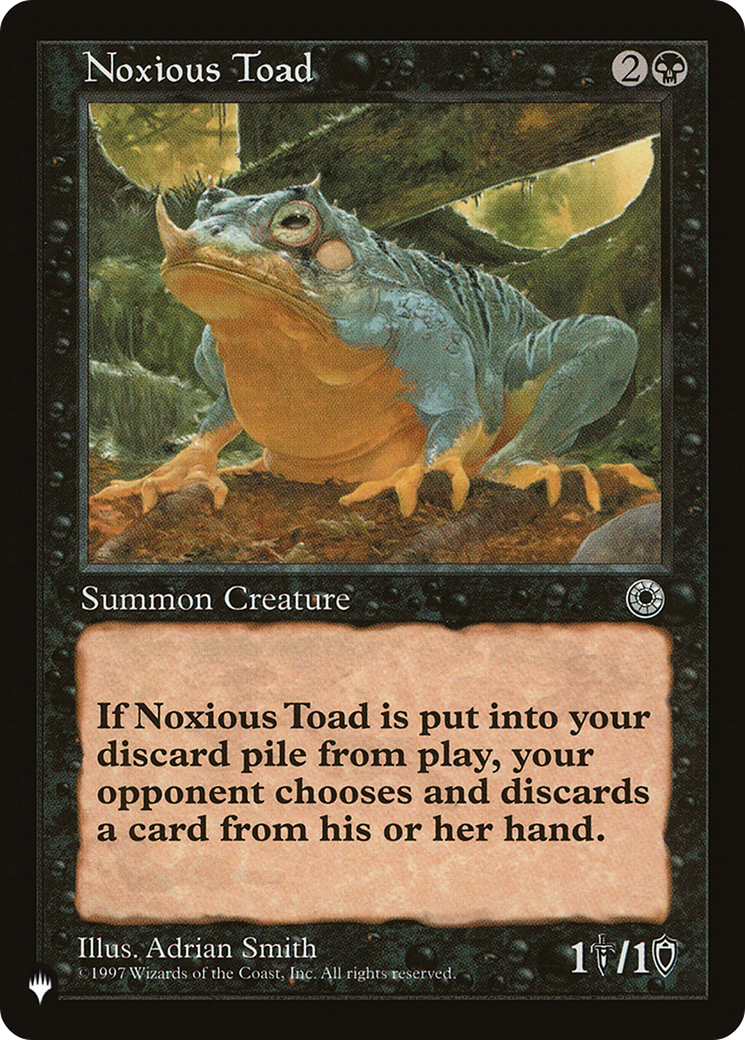 Noxious Toad [LIST POR-104]