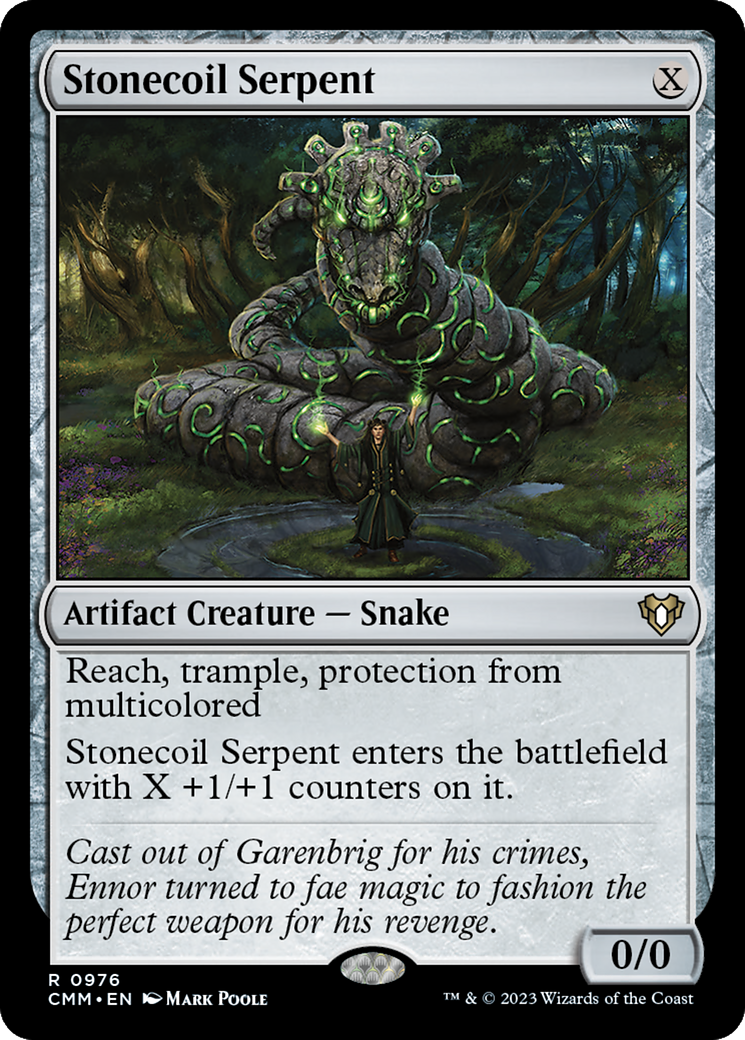 {R} Stonecoil Serpent [Commander Masters][CMM 976]