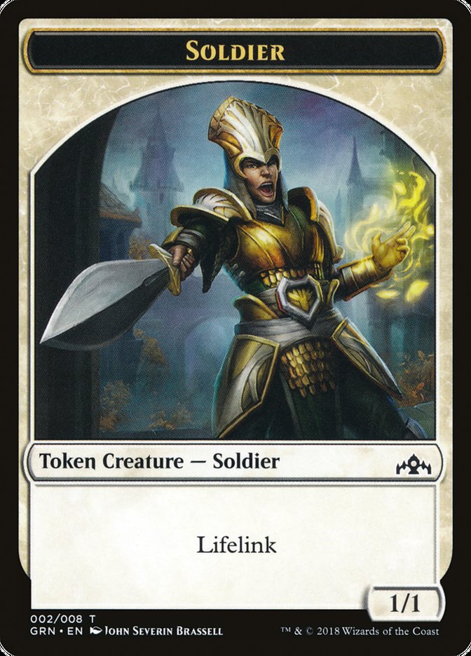 {T} Goblin // Soldier Double-sided Token [Guilds of Ravnica Guild Kit Tokens][TGK1 004]