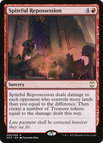 {R} Spiteful Repossession [Streets of New Capenna Commander][NCC 090]
