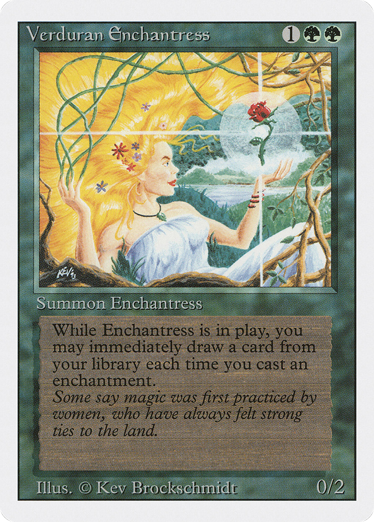 {R} Verduran Enchantress [Revised Edition][3ED 223] - Misty Mountain Games