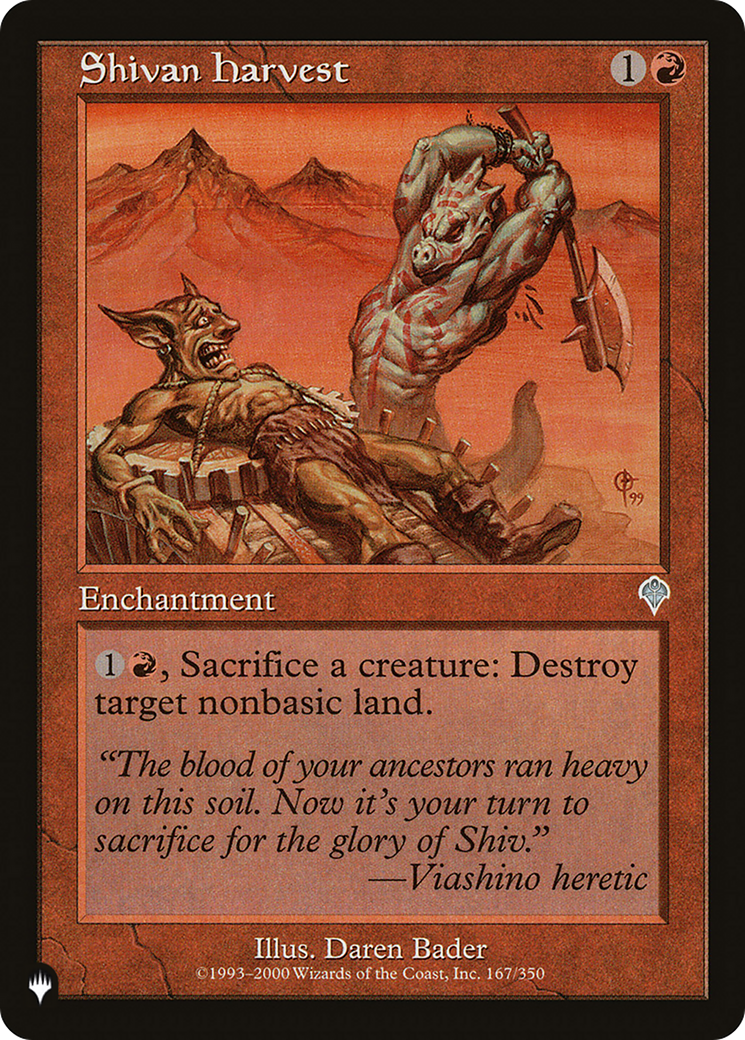 Shivan Harvest [LIST INV-167]