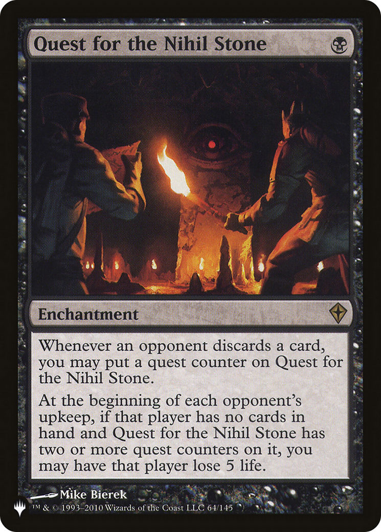{R} Quest for the Nihil Stone [The List][LS WWK 064]