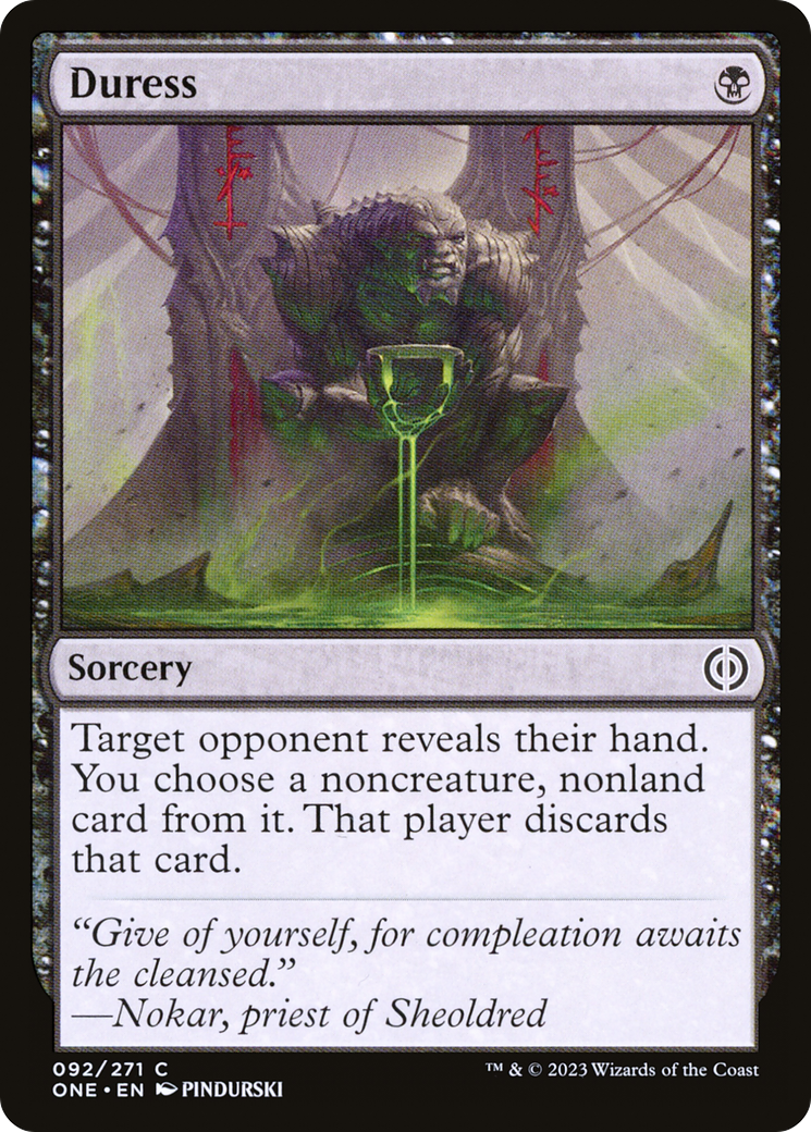 {C} Duress [Phyrexia: All Will Be One][ONE 092]