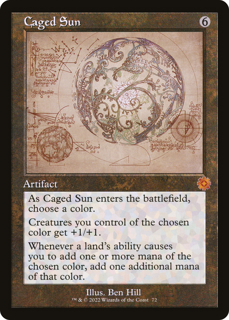 {R} Caged Sun (Schematic) [The Brothers' War Retro Artifacts][BRR 072]