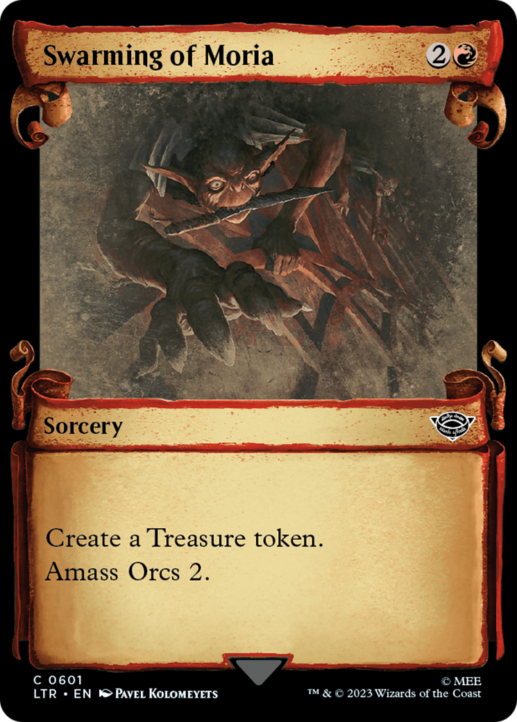 {C} Swarming of Moria [The Lord of the Rings: Tales of Middle-Earth Showcase Scrolls][LTR 601]