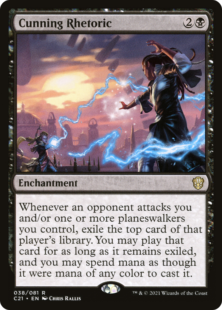{R} Cunning Rhetoric [Commander 2021][C21 038]