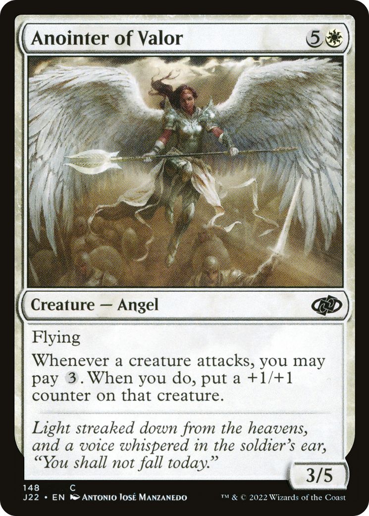 {C} Anointer of Valor [Jumpstart 2022][J22 148]