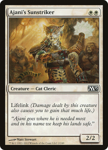 {C} Ajani's Sunstriker [Magic 2013][M13 002]