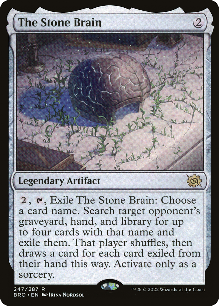 {R} The Stone Brain [The Brothers' War][BRO 247]