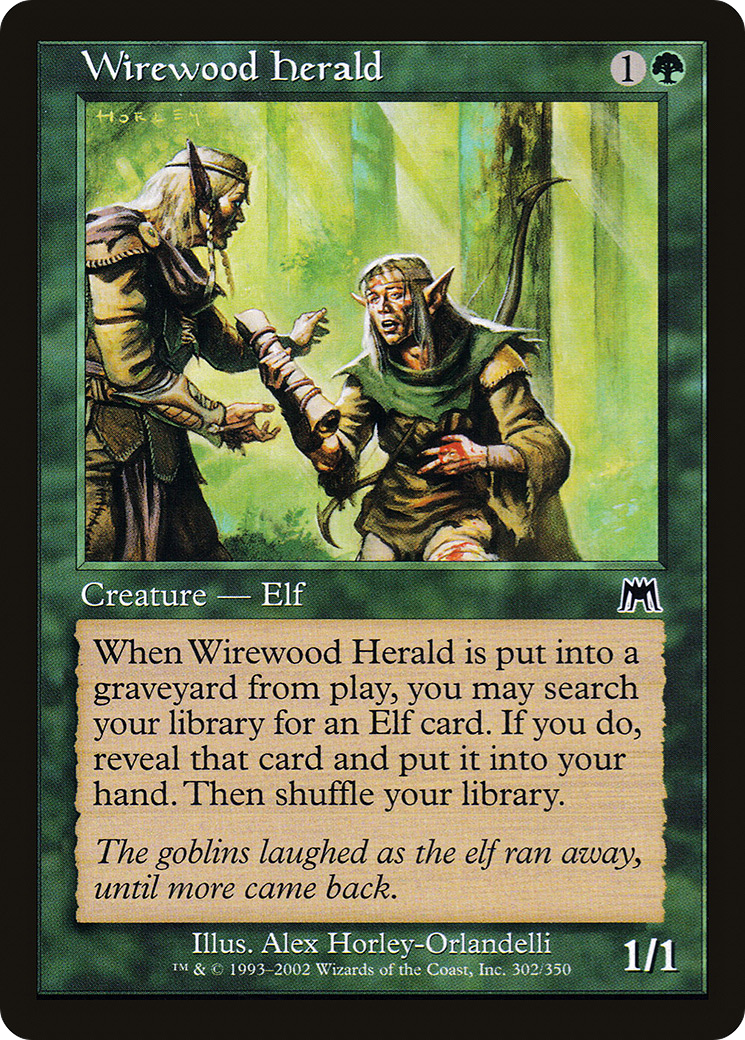 {C} Wirewood Herald [Onslaught][ONS 302]