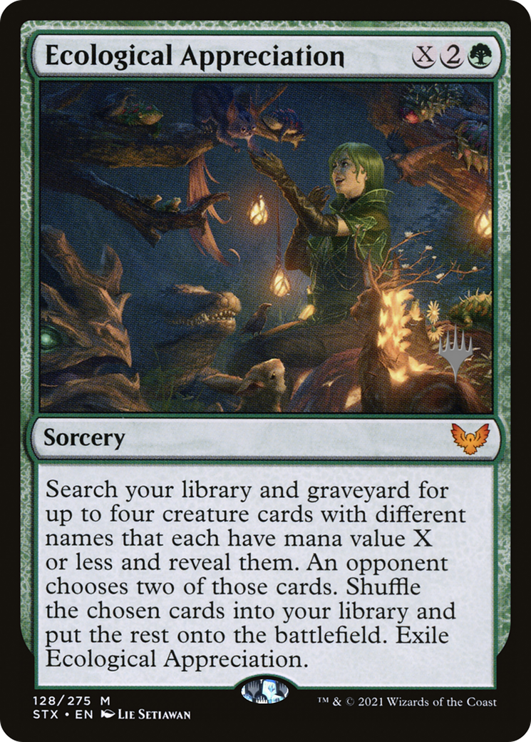 {R} Ecological Appreciation (Promo Pack) [Strixhaven: School of Mages Promos][PP STX 128]