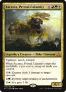 {R} Zacama, Primal Calamity (Promo Pack) [Rivals of Ixalan Promos][PP RIX 174]