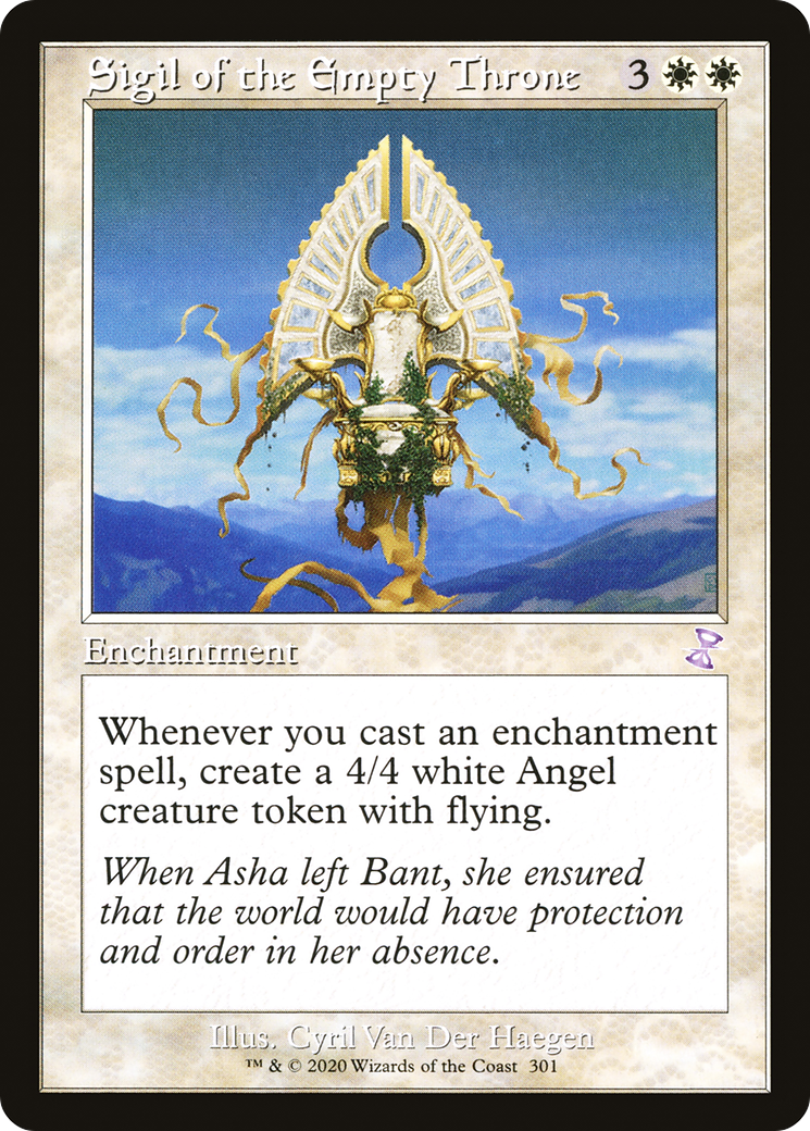 {R} Sigil of the Empty Throne (Timeshifted) [Time Spiral Remastered][TSR 301]