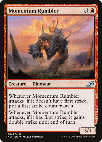 {C} Momentum Rumbler [Ikoria: Lair of Behemoths][IKO 126]