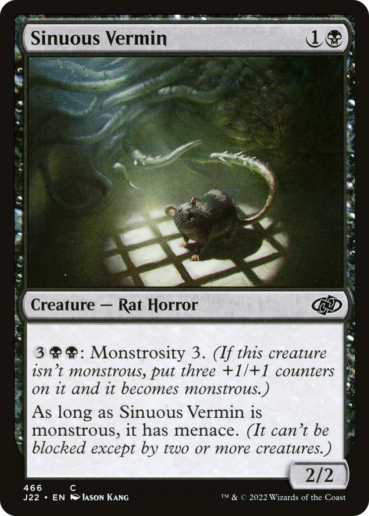 {C} Sinuous Vermin [Jumpstart 2022][J22 466]