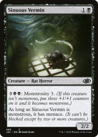 {C} Sinuous Vermin [Jumpstart 2022][J22 466]
