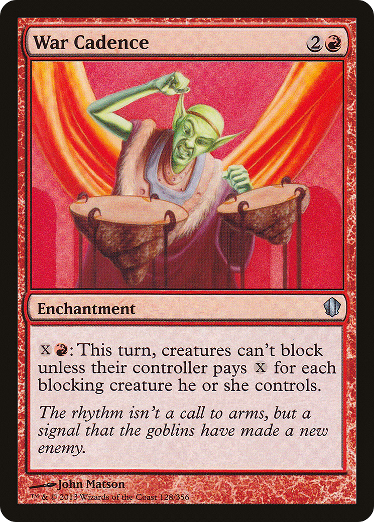 {C} War Cadence [Commander 2013][C13 128] - Misty Mountain Games