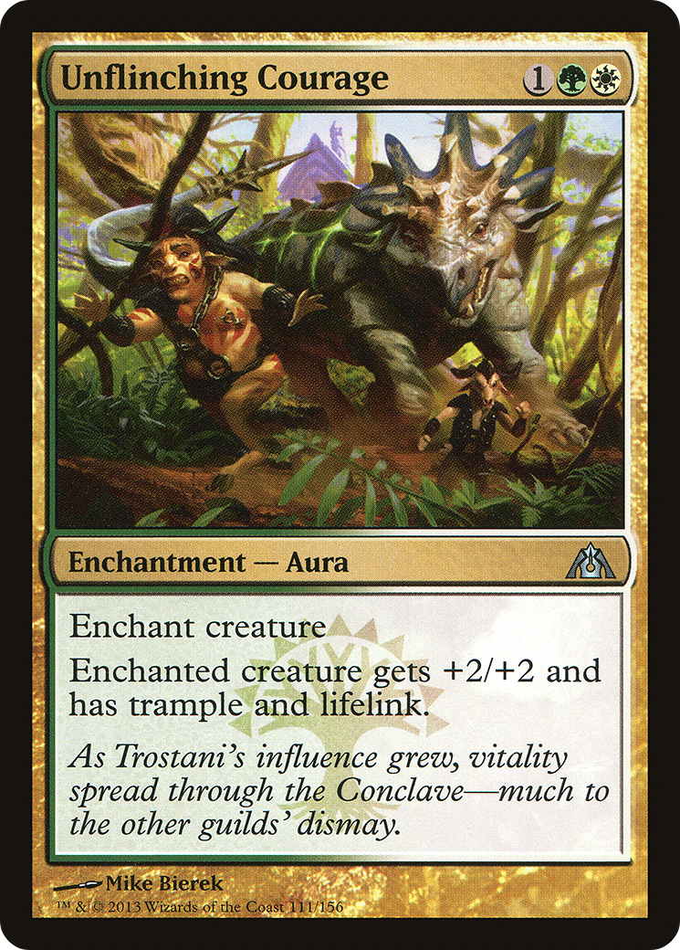 {C} Unflinching Courage [Dragon's Maze][DGM 111] - Misty Mountain Games