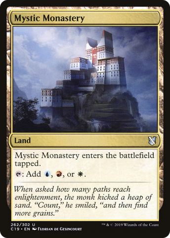 {C} Mystic Monastery [Commander 2019][C19 262]
