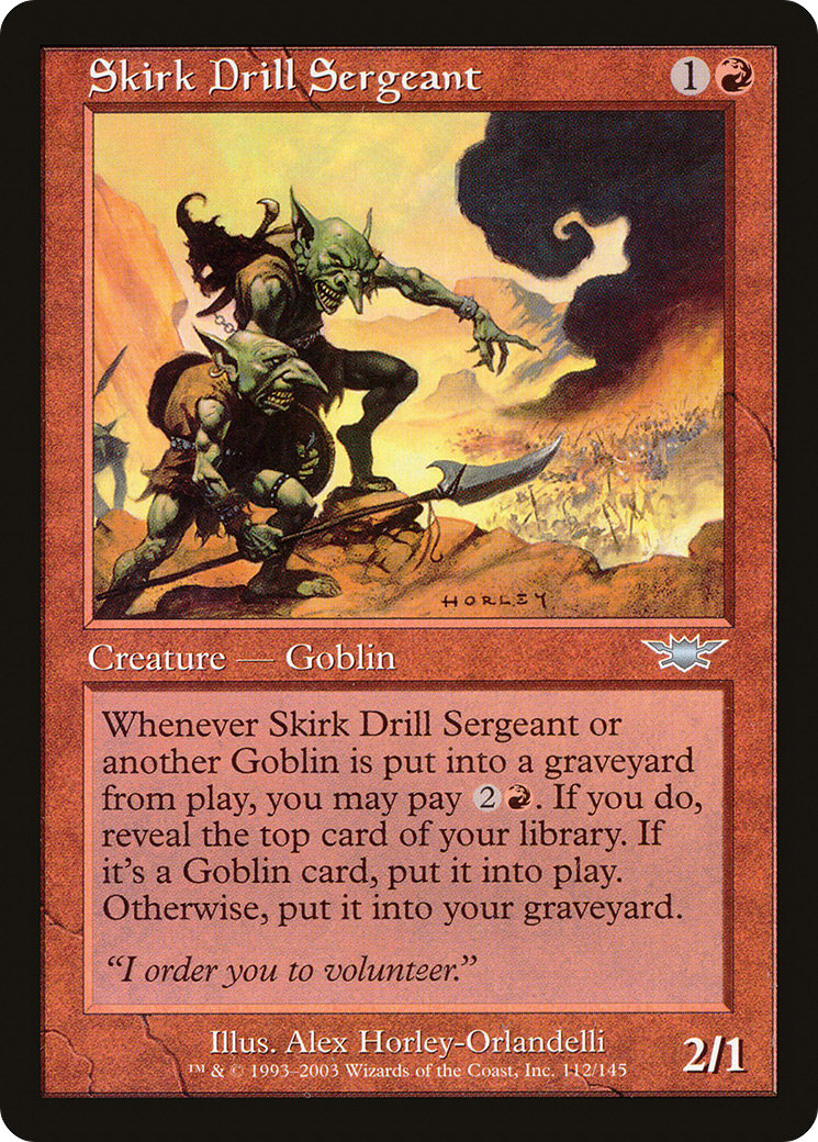 {C} Skirk Drill Sergeant [Legions][LGN 112] - Misty Mountain Games