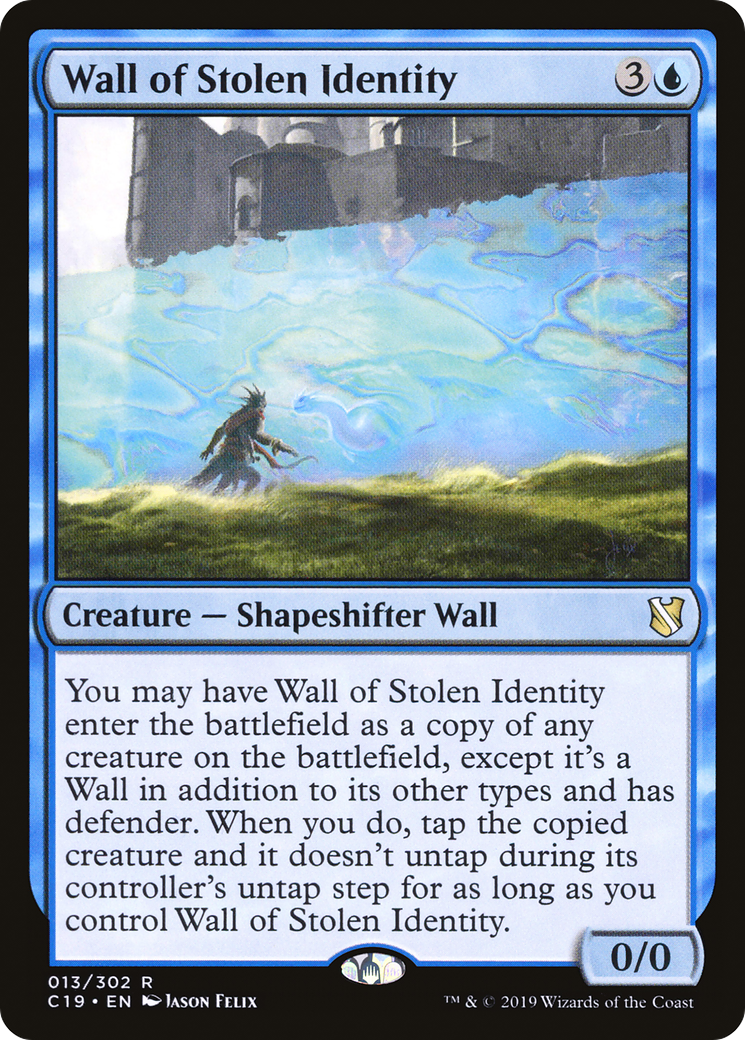 {R} Wall of Stolen Identity [Commander 2019][C19 013] - Misty Mountain Games