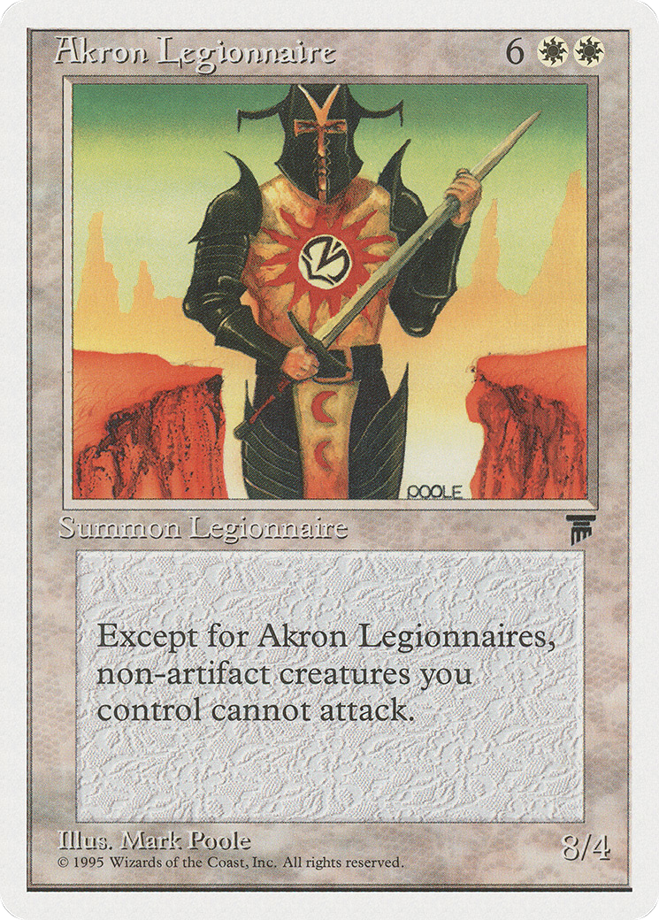 {R} Akron Legionnaire [Chronicles][CHR 002] - Misty Mountain Games