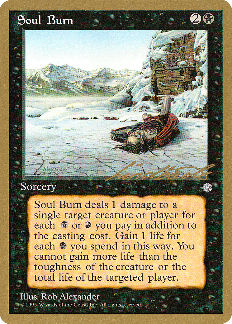 {C} Soul Burn (Leon Lindback) [Pro Tour Collector Set][GB PTC LL161]