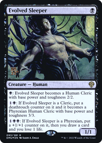 {R} Evolved Sleeper [Dominaria United Prerelease Promos][PR DMU 093]