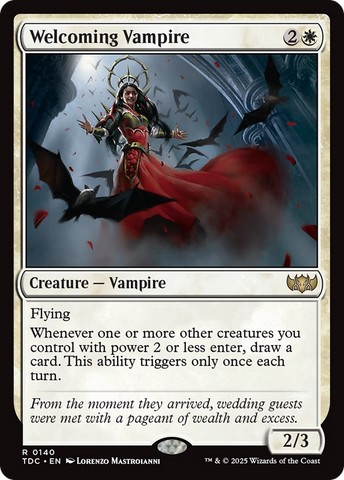 {R} Welcoming Vampire [Tarkir: Dragonstorm Commander][TDC 140]