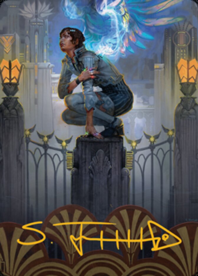 {A} Giada, Font of Hope 2 Art Card (Gold-Stamped Signature) [Streets of New Capenna Art Series][GS ASNC 065]