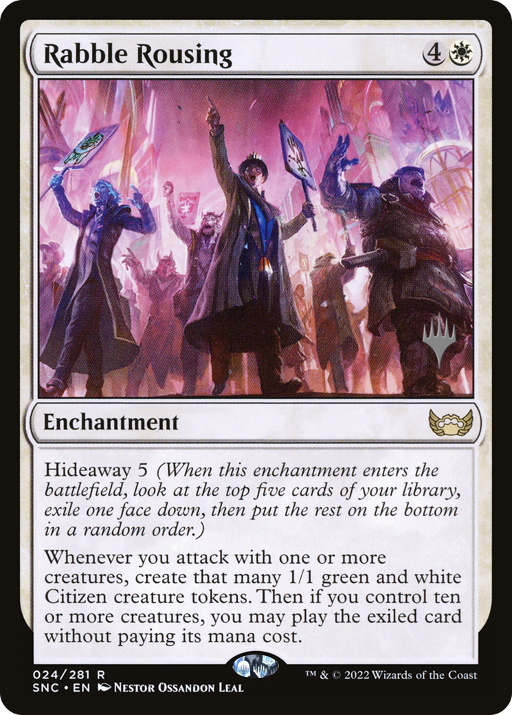 {R} Rabble Rousing (Promo Pack) [Streets of New Capenna Promos][PP SNC 024]