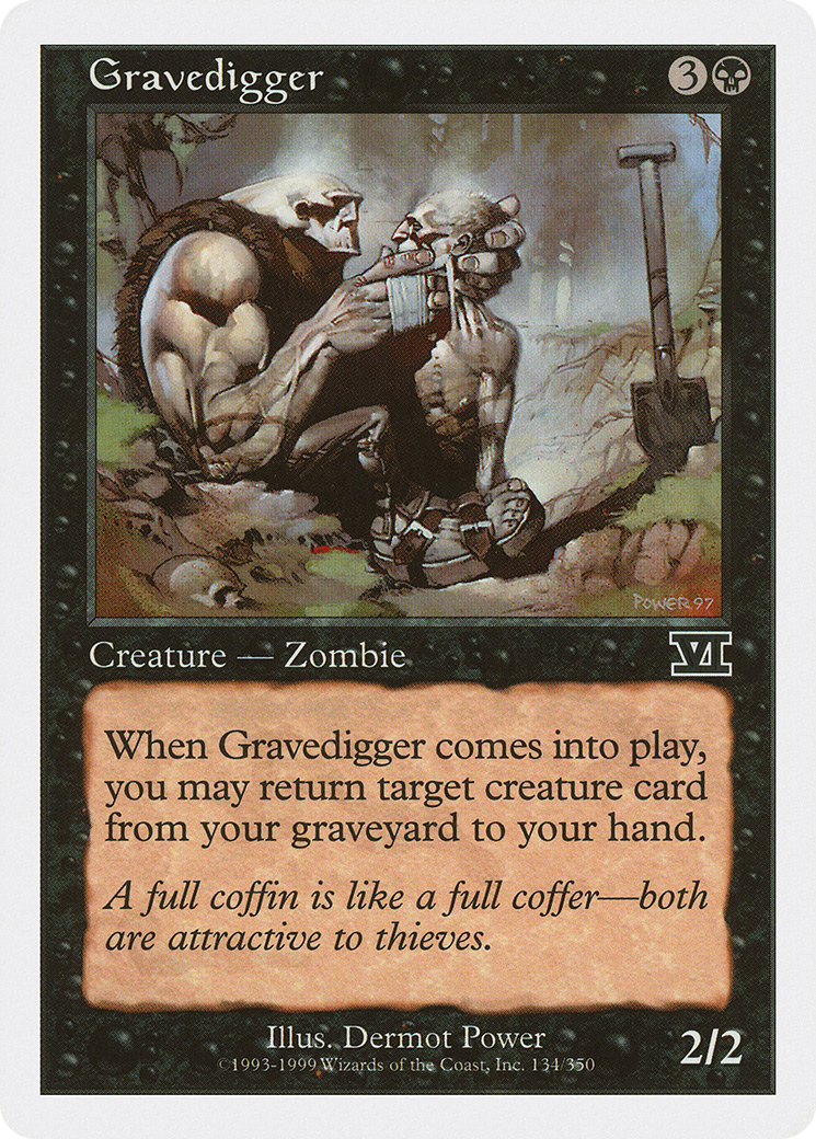 {C} Gravedigger [Classic Sixth Edition][6ED 134]