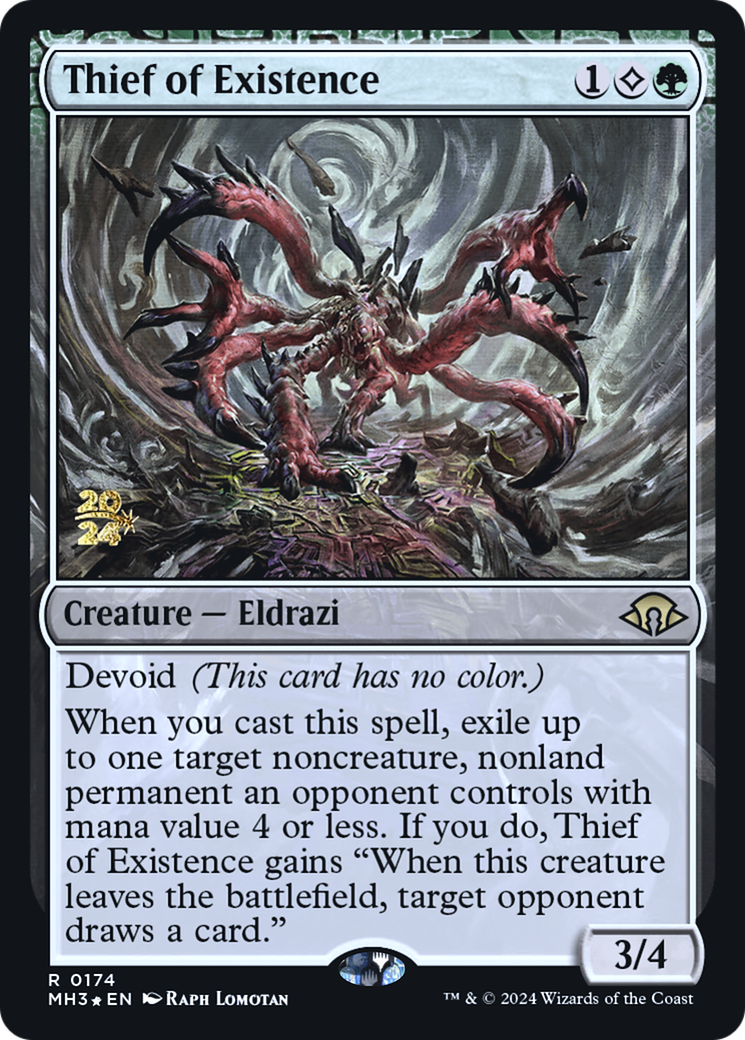 {R} Thief of Existence [Modern Horizons 3 Prerelese Promos][PR PMH3 174]