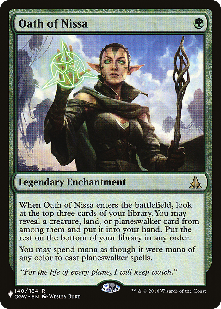 Oath of Nissa [LIST 140/184]