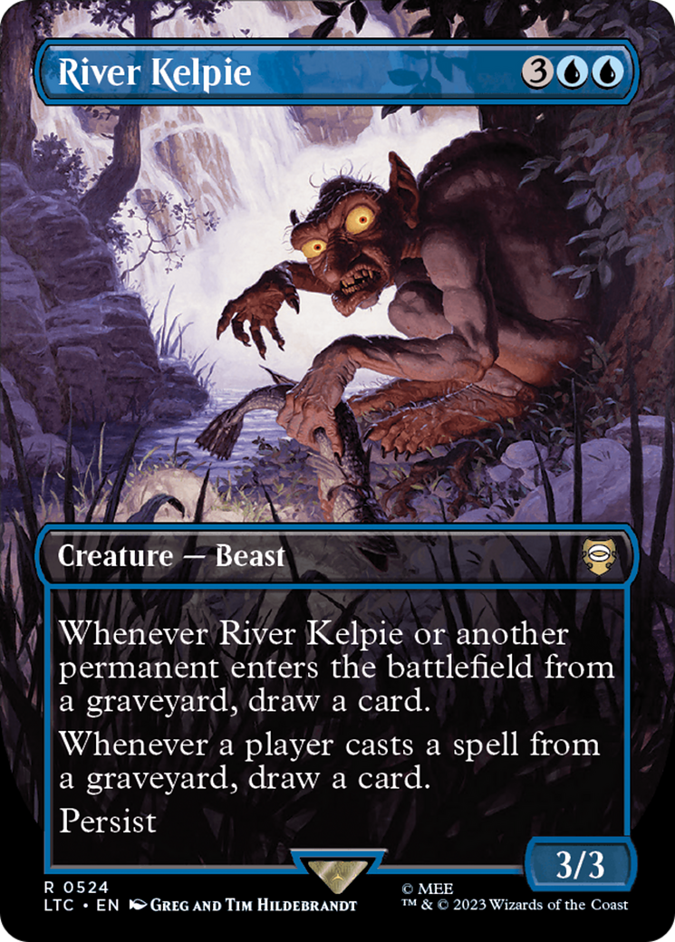{R} River Kelpie (Borderless) [The Lord of the Rings: Tales of Middle-Earth Commander][LTC 524]