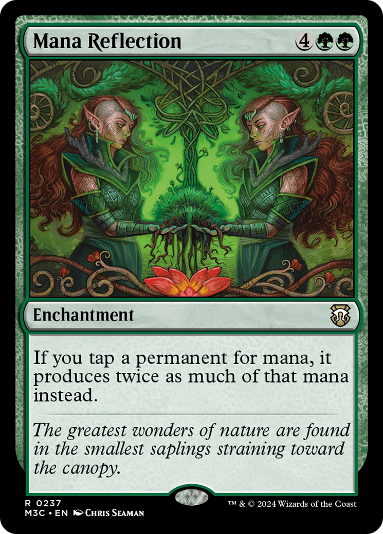 {R} Mana Reflection (Ripple Foil) [Modern Horizons 3 Commander][RPF M3C 237]