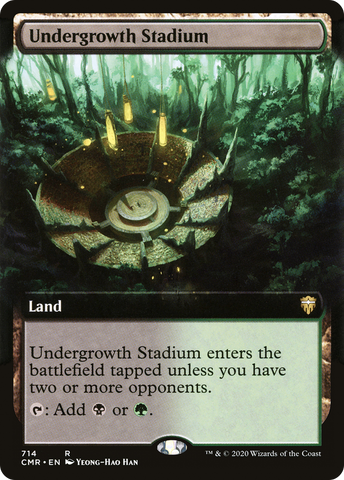 {R} Undergrowth Stadium (Extended Art) [Commander Legends][CMR 714]