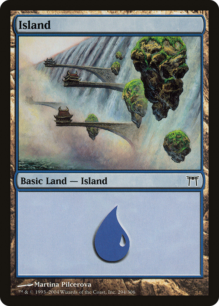 {B}[CHK 294] Island (294) [Champions of Kamigawa]