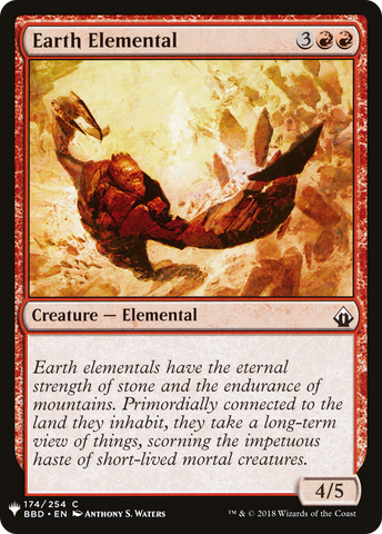 {C} Earth Elemental [Mystery Booster][LS BBD 174]