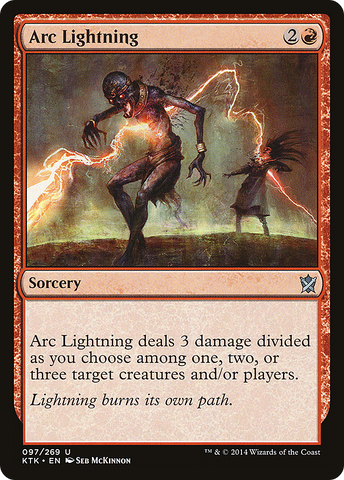 {C} Arc Lightning [Khans of Tarkir][KTK 097]