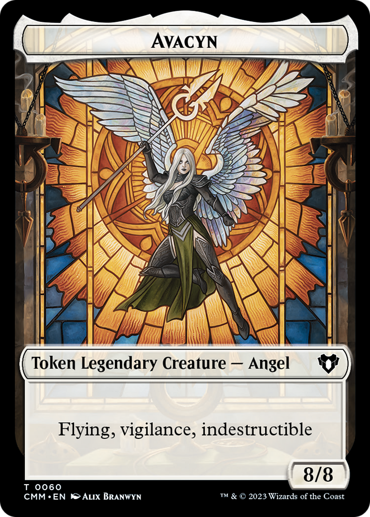 {T} Copy (54) // Avacyn Double-Sided Token [Commander Masters Tokens][TCMM 54//60]