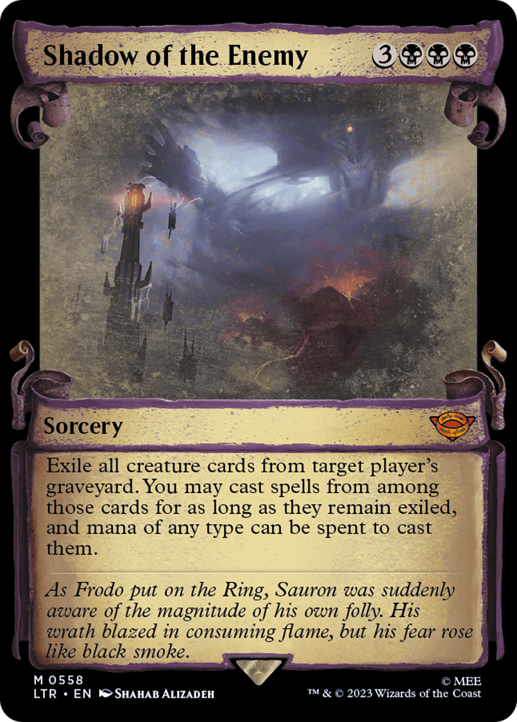 {R} Shadow of the Enemy [The Lord of the Rings: Tales of Middle-Earth Showcase Scrolls][LTR 558]