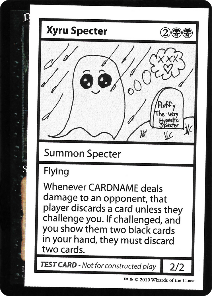 {R} Xyru Specter (2021 Edition) [Mystery Booster Playtest Cards][CMB1 051]