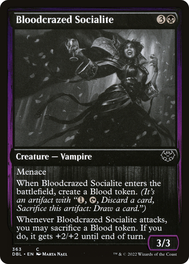{C} Bloodcrazed Socialite [Innistrad: Double Feature][DBL 363]